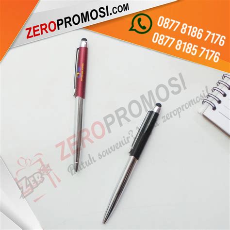 Zeropromosi Jual Souvenir Pen Besi Eksklusif Dengan Stylus Kode