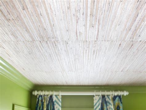 How To Install Grass Cloth On A Flat Drywall Ceiling Hgtv