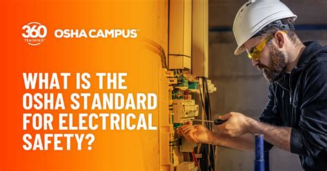 Electrician Skills Osha Standard For Electrical Safety