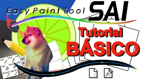 Tutorial Easy Paint Tool SAI Básico por Kurumenap YouTube