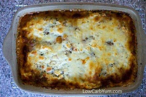 Eggplant Parmesan Casserole Gluten Free Low Carb Yum