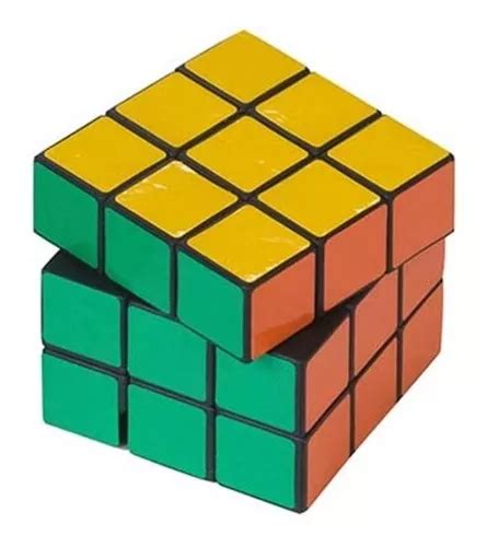 Brinquedo Educativo Cubo Magico 7cm Clássico Grande Crianças Cor Da