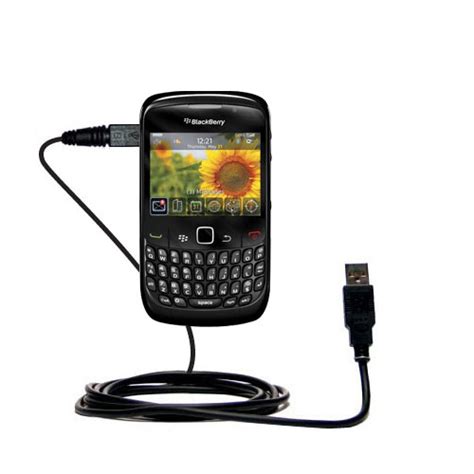 Classic Straight USB Cable Suitable For The Blackberry Curve 8500 With Power Hot Sync And Charge