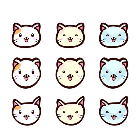 Premium Vector Cute Cat Sticker Eps File Vector Cat Sticker Prinatble