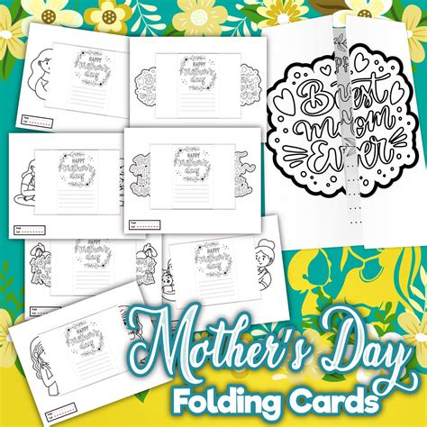 Mother's Day Foldable Pop Up Cards - The Activity Mom