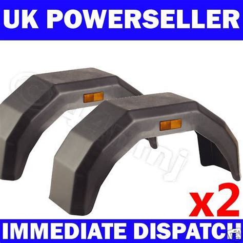 2x Plastic Trailer Wheel Arch Fender 12 13 14 Wheel Ebay