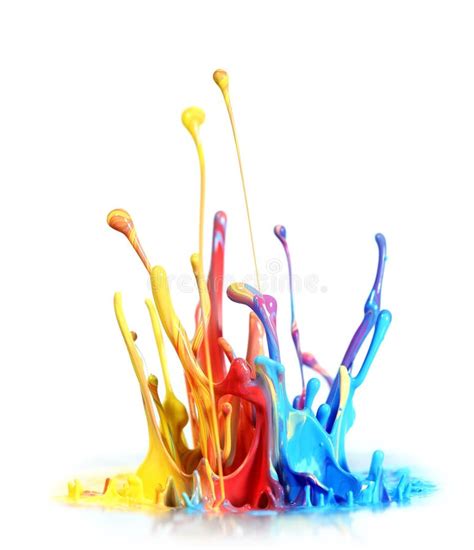 Colorful Paint Splash Stock Photo Image Of Splash Brush 30940254