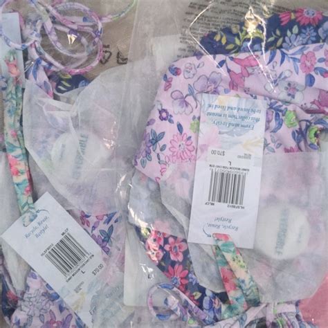 LoveShackFancy Swim Nwt Lsf X Hurley Sunny Meadow Reversible Cheeky