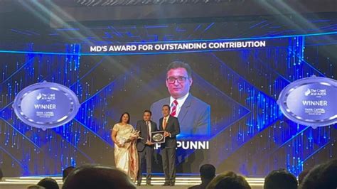 grateful   received md award  outstanding contribution