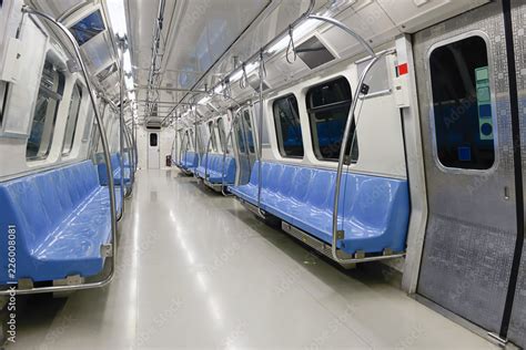 Subway Train Interior Stock Photo | Adobe Stock