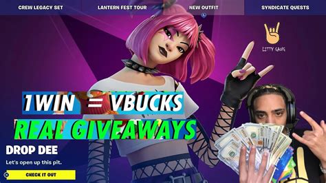 Gifting Vbucks Live Battle Pass Giveaways Fortnite Fashion Show Live