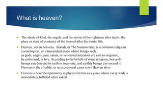 Description of heaven | PPT