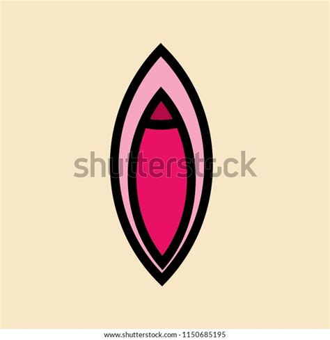 Vagina Icon Vector Illustration Stock Vector Royalty Free 1150685195 Shutterstock