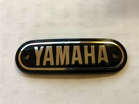 Nos Oem Yamaha Fuel Gas Tank Emblem Badge 70 71 72 Ht1 Jt1 Jt2 60 90 1970 1971 Ebay Fuel Gas