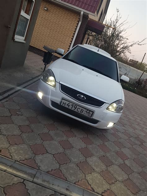 Led лампы в туманки приоры — Lada Приора седан, 1,6 л, 2011 года ...