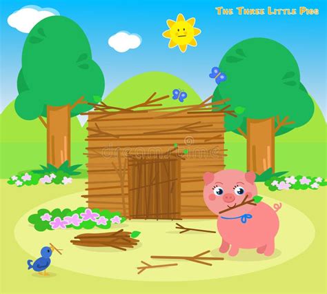 Three Little Pigs Stick House