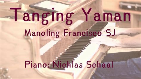 Tanging Yamanpiano Solo Youtube