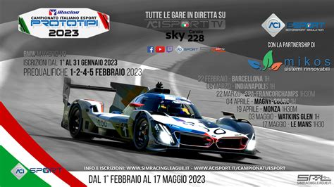 Campionato Italiano ESport Prototipi 2023 ACI ESport IRacing