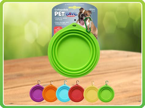 Collapsible Dog Bowl 450ml Shiploads