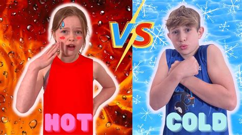Hot Vs Cold Extreme Challenge YouTube