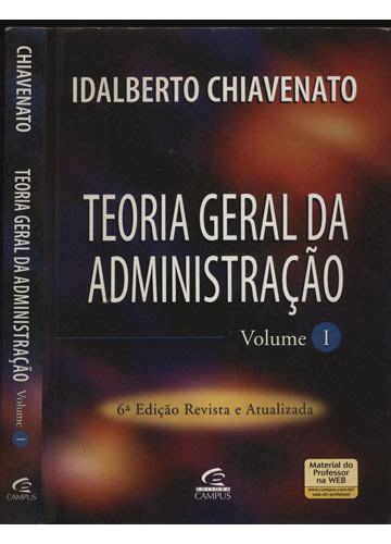 Sebo Do Messias Livro Teoria Geral Da Administra O Volume