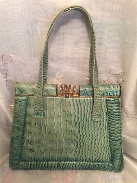 Ms2sweetvintageHandbags.blogspot.com: Vintage 1950s/60s Green Alligator ...