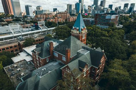 Aerial View of the Famous Tech Tower in Georgia, USA Editorial ...