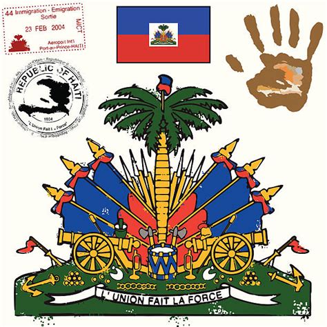 160+ Haiti Coat Of Arms Stock Illustrations, Royalty-Free Vector ...