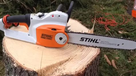 STIHL MSE 170 C BQ Electric Chainsaw Review Forestry Reviews