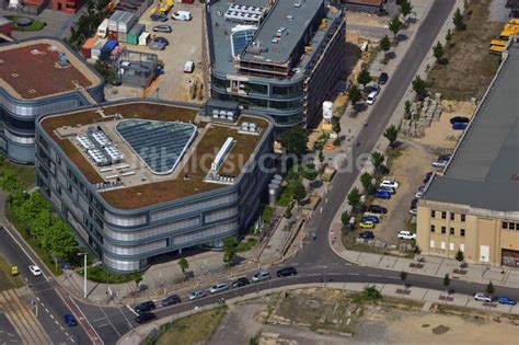 Luftaufnahme Leipzig Neubau Des Biocube Der Leipziger Gewerbehof