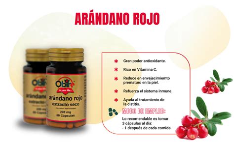 Obire Arándano 1000 mg 3 Unidades 60 Cápsulas Extracto Seco