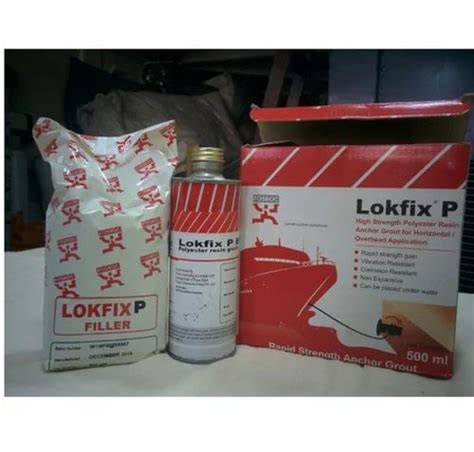 Fosroc Foscroc Lokfix P Polyester Resin Packaging Type Metallic At Rs