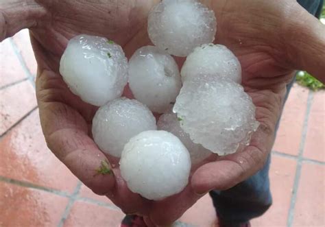 El Ciudadano De Mar Chiquita Un Fuerte Temporal De Lluvia Y Granizo