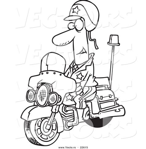 Police Motorcycle Coloring Pages At Getcolorings Free Printable