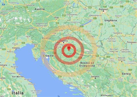 Scossa Di Terremoto In Croazia Avvertita Forte A Zagabria Persone In