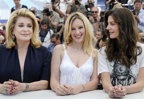 Catherine Deneuve Ludivine Sagnier Chiara Mastroianni Photocall