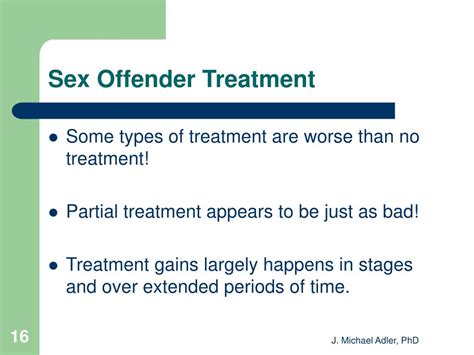 Ppt Introduction To Sex Offender Treatment J Michael Adler Phd Sex Offender Treatment Board