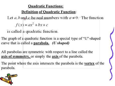 What Is A Quadratic Function