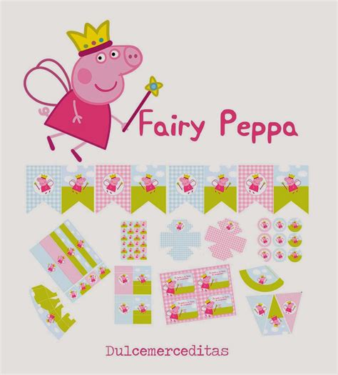 Kit De Peppa Pig Hada Para Imprimir Gratis Ideas Y Material Gratis