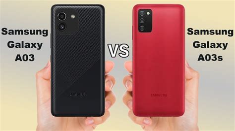 Samsung Galaxy A03 Vs Samsung Galaxy A03s Youtube