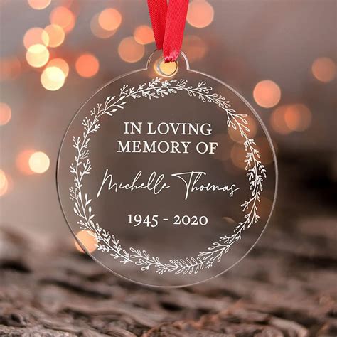 In Loving Memory Christmas Ornament Memorial Ornament