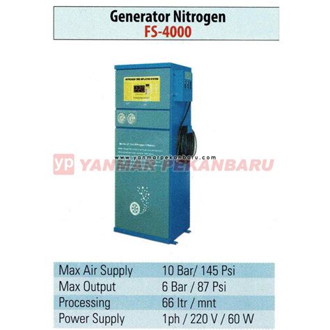 Mesin Nitrogen Generator Nitrogen Kernel Fs Yanmar Pekanbaru