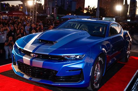 Chevrolet Debuts ECOPO Camaro EV Drag Racer Along With An Electric