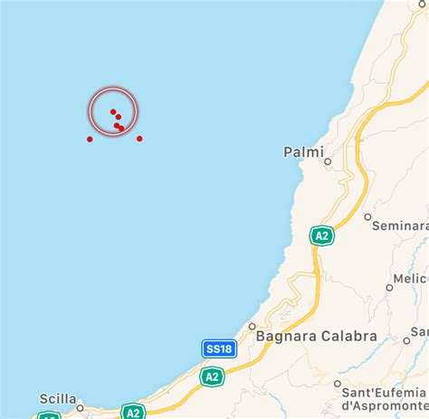 Terremoto Reggio Calabria Inizia Uno Sciame Sismico Nella Costa Viola