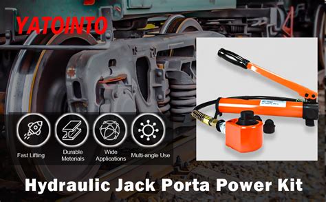 Amazon Yatointo Porta Power Kit Ton Low Profile Hydraulic Jack