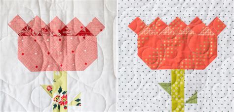 Tulip Quilt Block Heartland Heritage The Sewing Loft