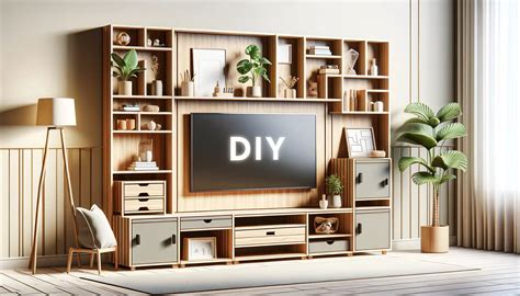 Construire Un Meuble Tv Sur Mesure Diy