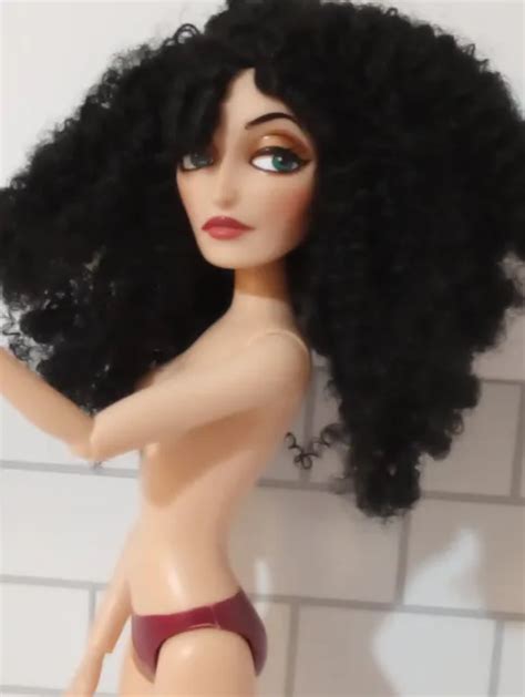 Tangled Rapunzel Mother Gothel Doll Villain Nude Articulated Disney