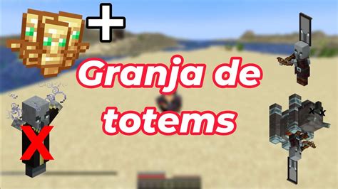 Como Hacer Una Granja De Totems En 5 Minutos Para Minecraft 120 Youtube