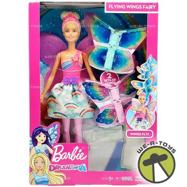 Barbie Dreamtopia Fairy Doll with Flying Wings Blonde 2018 Mattel FRB08 ...